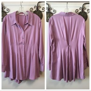 Soft Surroundings lilac-colored tunic